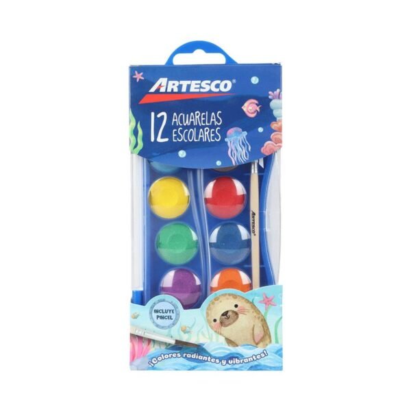 Acuarelas x12-Artesco