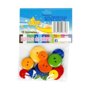 Botones-5-Colores-Blister-x15Unid