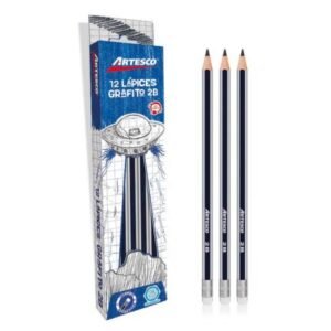 Lapiz-Grafito-2b x12-Artesco