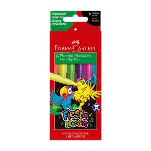 Plumon-Delgado-Faber-Castell-Fiesta-neon-45x6