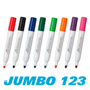 Plumones-Pizarra-Jumbo 123-Faber-Castell
