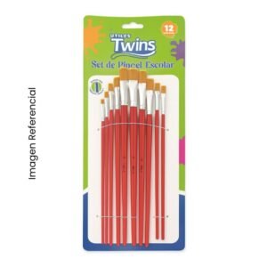 TWINS-PINCEL-SET-ESCOLAR-GRANDE-X12unid