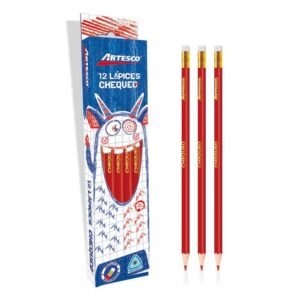 Lápiz-Chequeo-Rojo-x12-Artesco